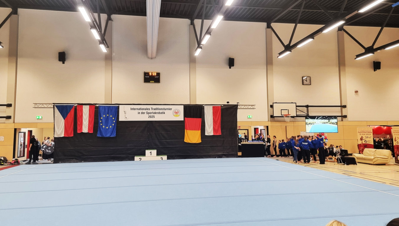 Wettkampfhalle beim Traditionsturnier Ottendorf-Okrilla 2025